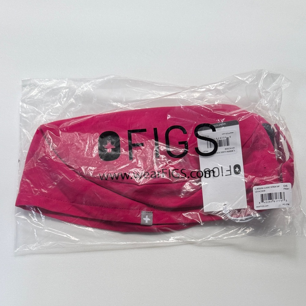 FIGS scrub cap ultra rose